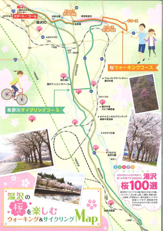 2018.4.21 湯沢の桜を楽しむウォーキング＆サイクリング